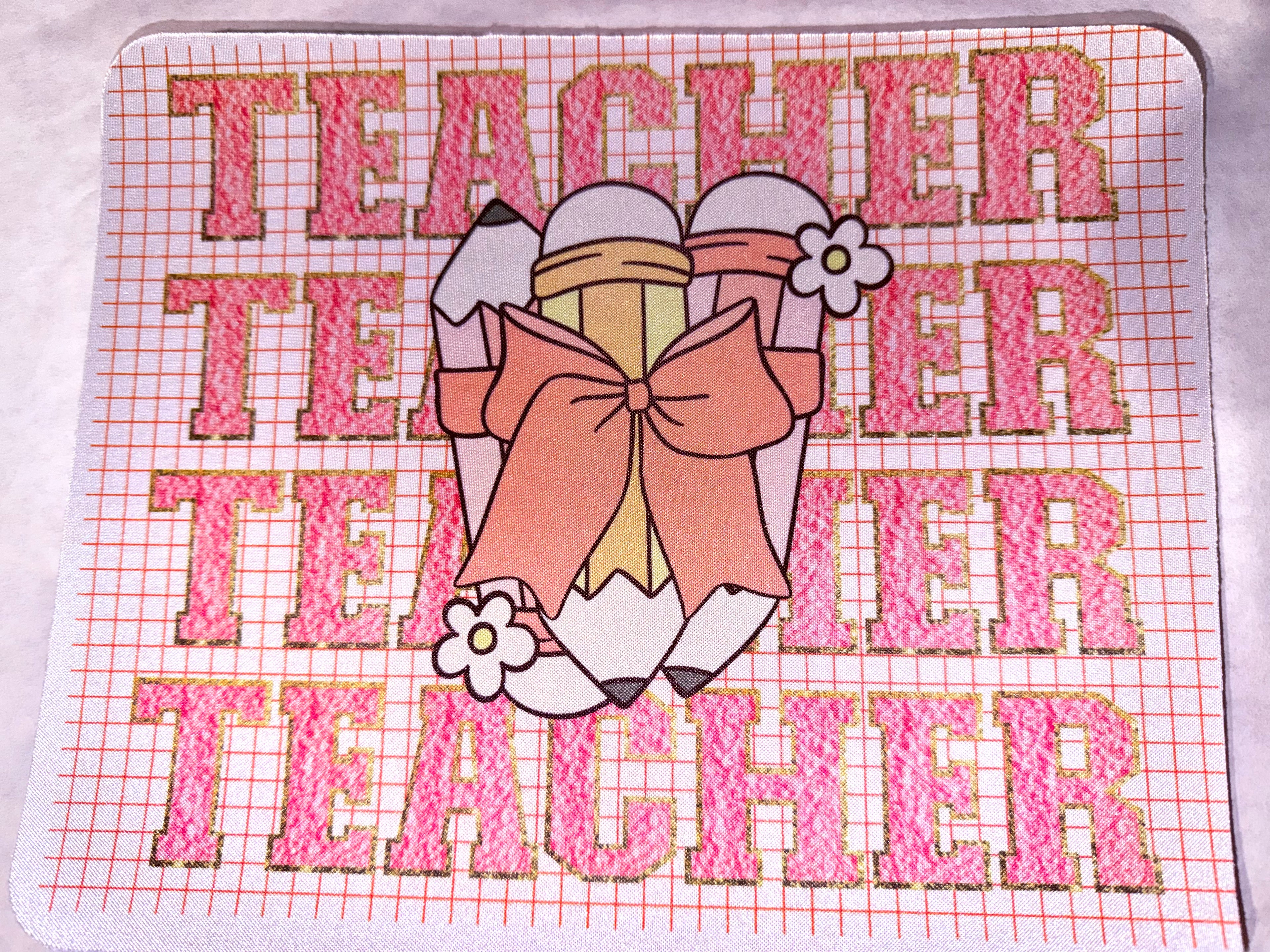 🎄 Teacher Christmas Mouse Pad – Cute & Thoughtful Desk Gift 🎄