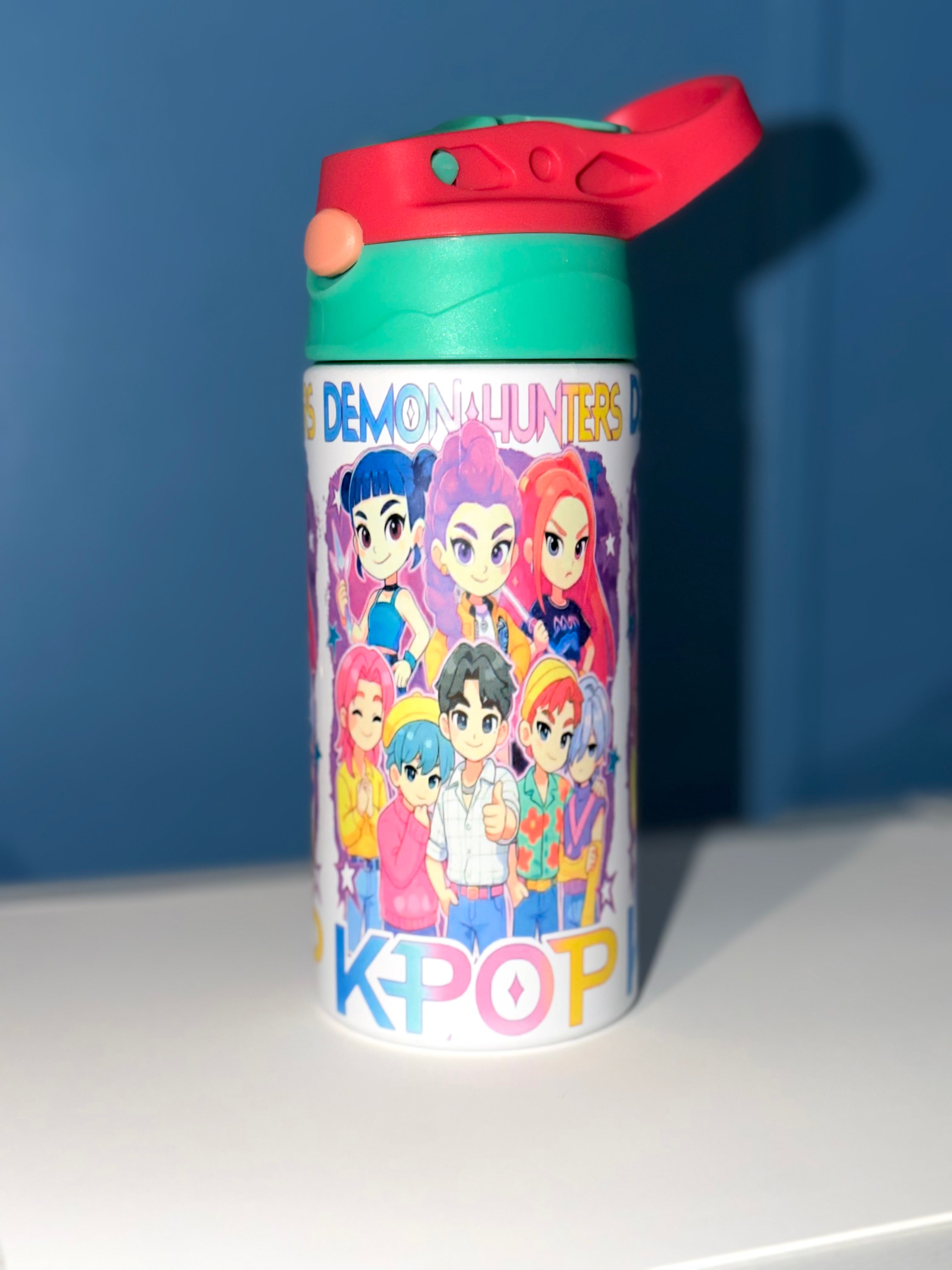 🎤 K-Pop Inspired Kids Tumbler – Colorful Fan Edition