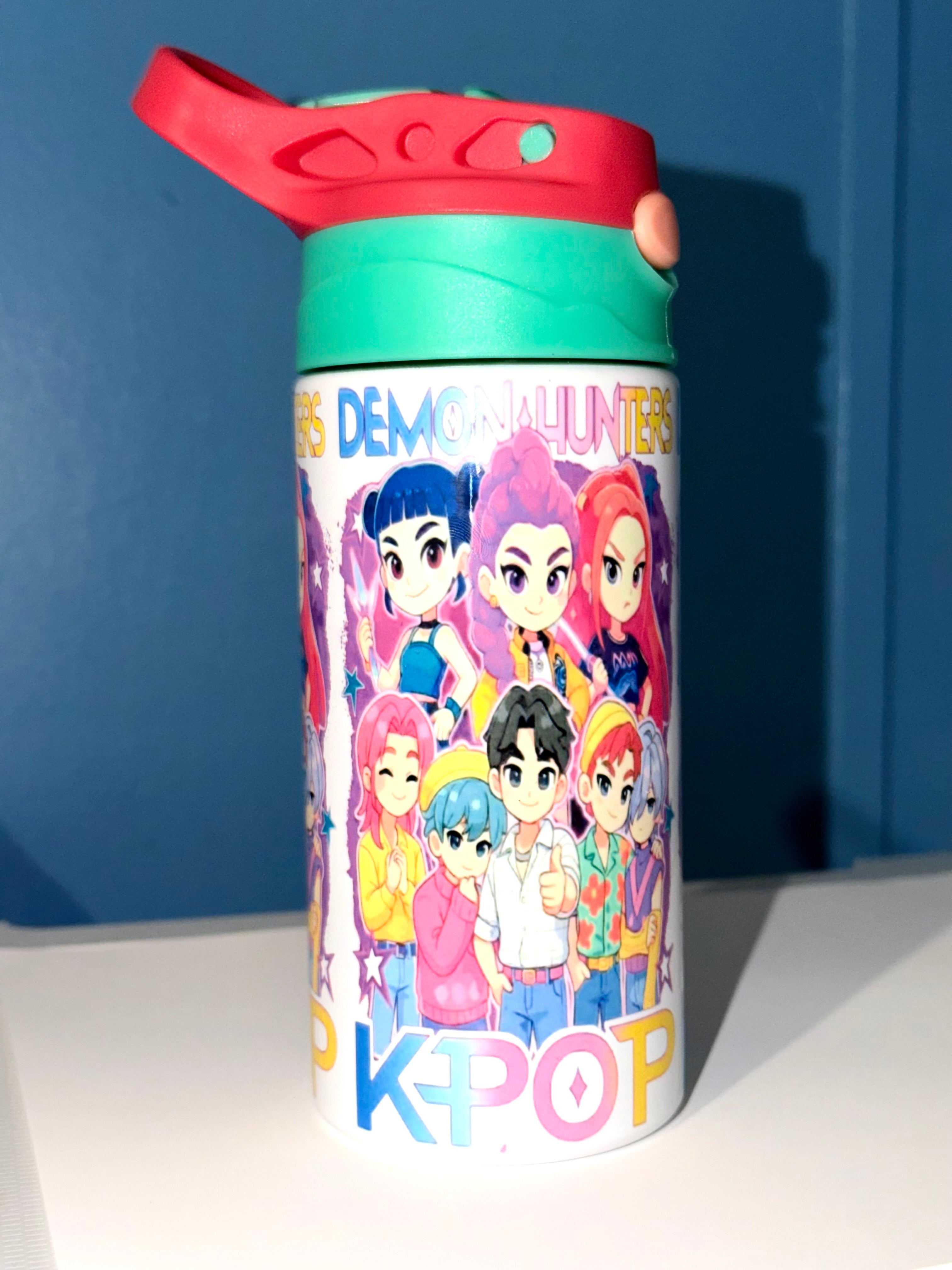 🎤 K-Pop Inspired Kids Tumbler – Colorful Fan Edition