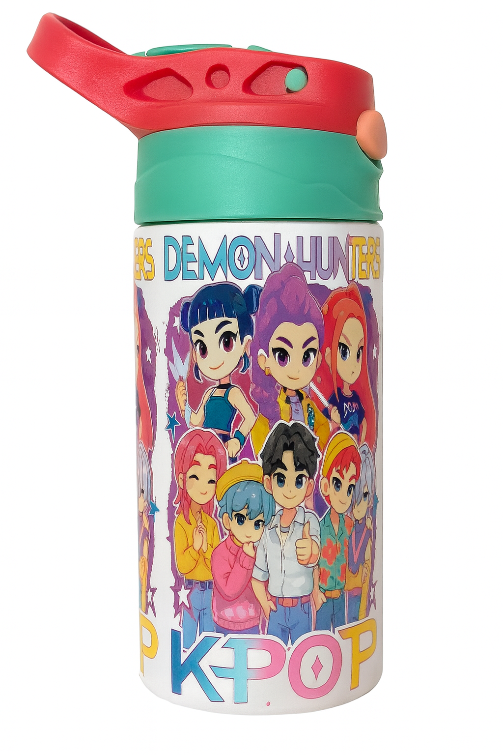 🎤 K-Pop Inspired Kids Tumbler – Colorful Fan Edition