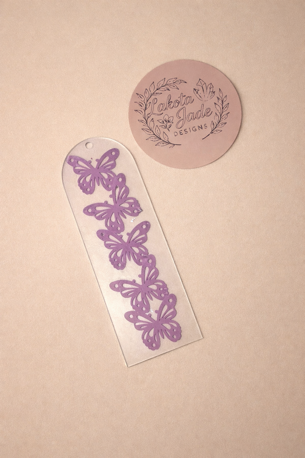 ✨ Acrylic Butterfly Bookmark 🦋📖