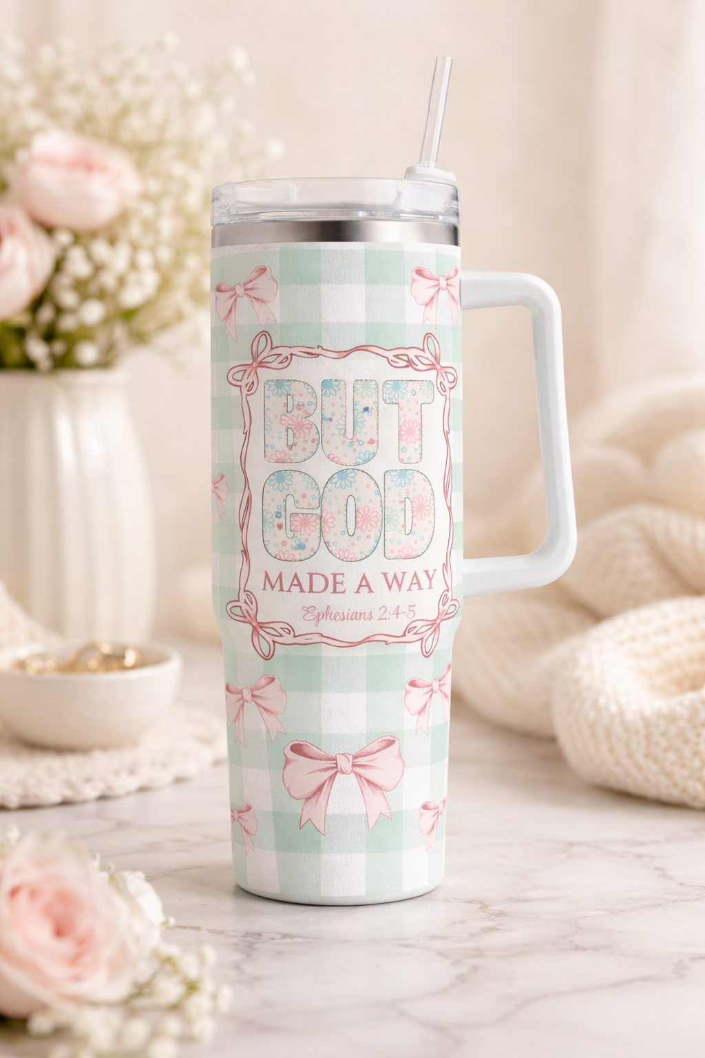 ✨ “But God Made a Way” 40oz Tumbler